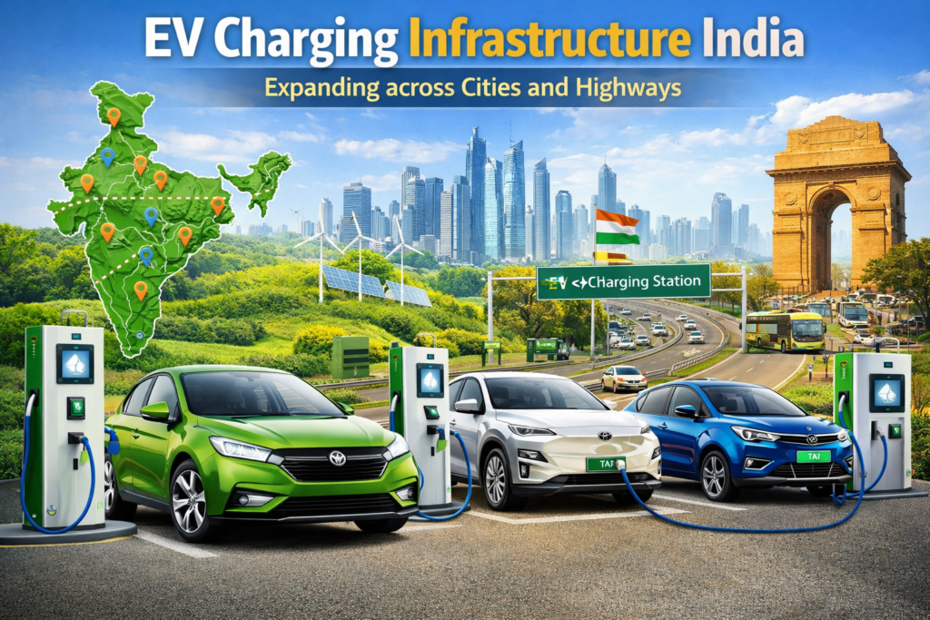 Expanding-EV-infrastructure-across-India-1024x683 The Future of Cars in India: EV vs. Petrol in 2026.